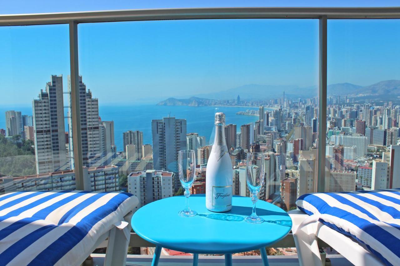 Skyline 20 Apartamento De Lujo Con Terraza Privada Y Vistas Al Mar Benidorm Eksteriør billede