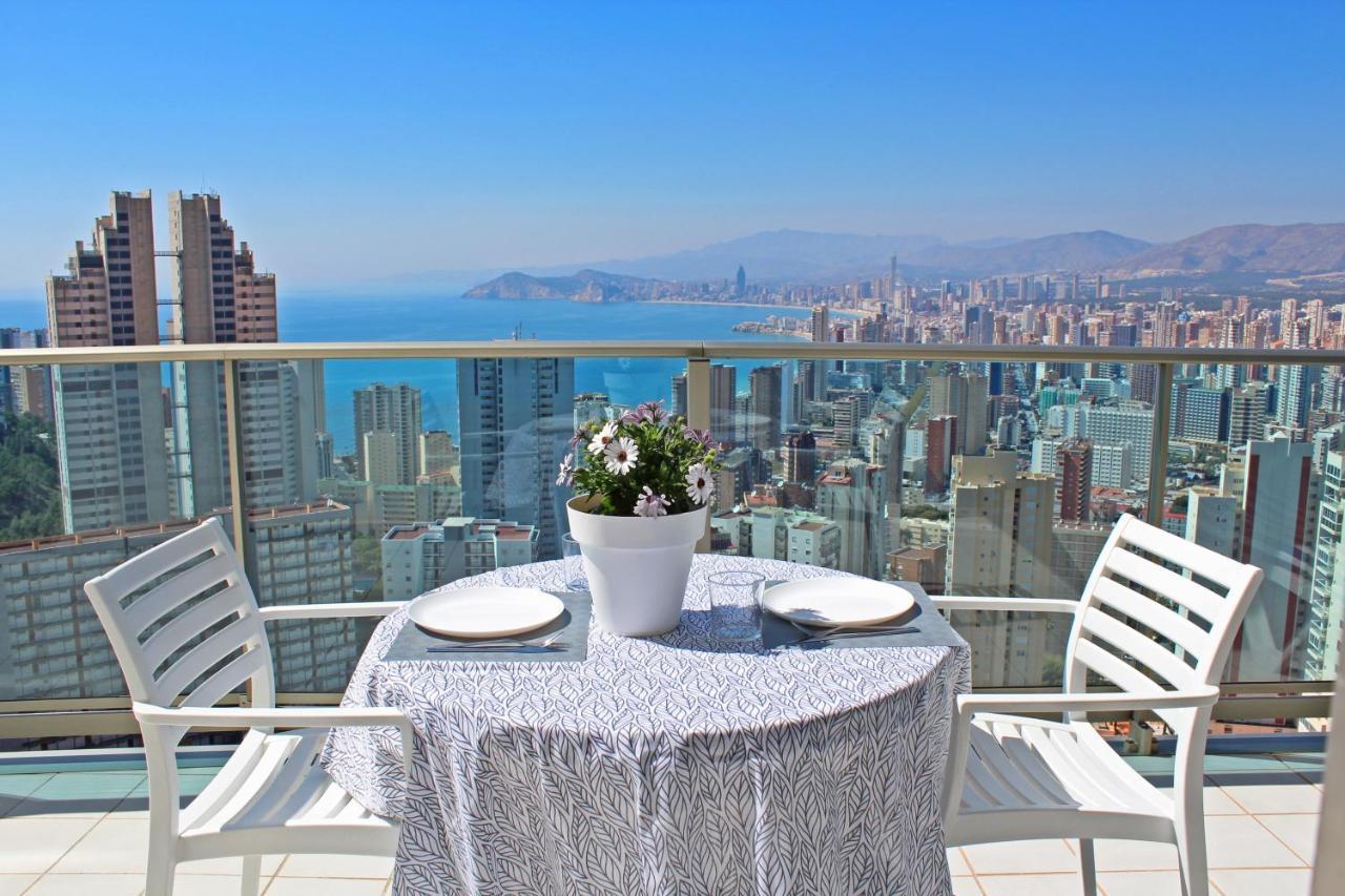 Skyline 20 Apartamento De Lujo Con Terraza Privada Y Vistas Al Mar Benidorm Eksteriør billede