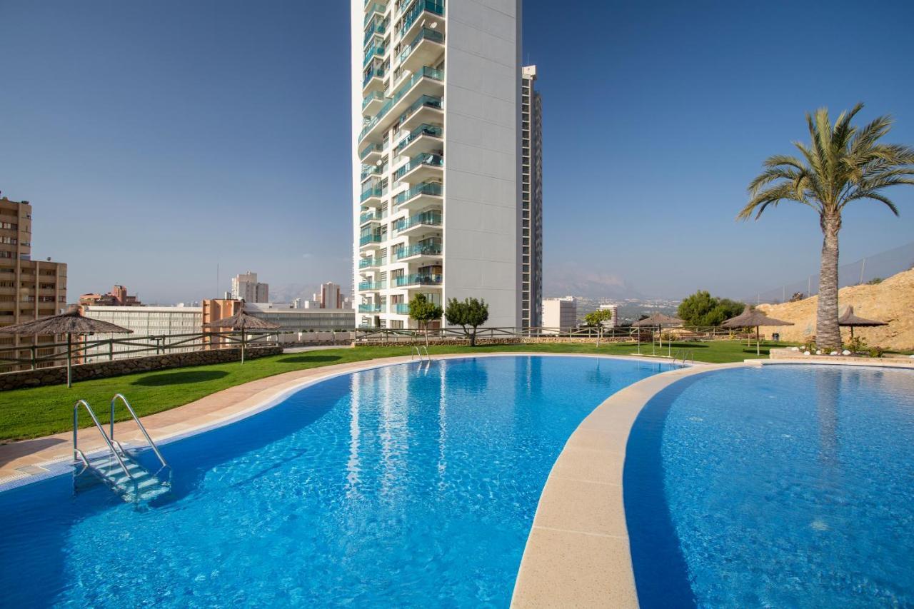 Skyline 20 Apartamento De Lujo Con Terraza Privada Y Vistas Al Mar Benidorm Eksteriør billede