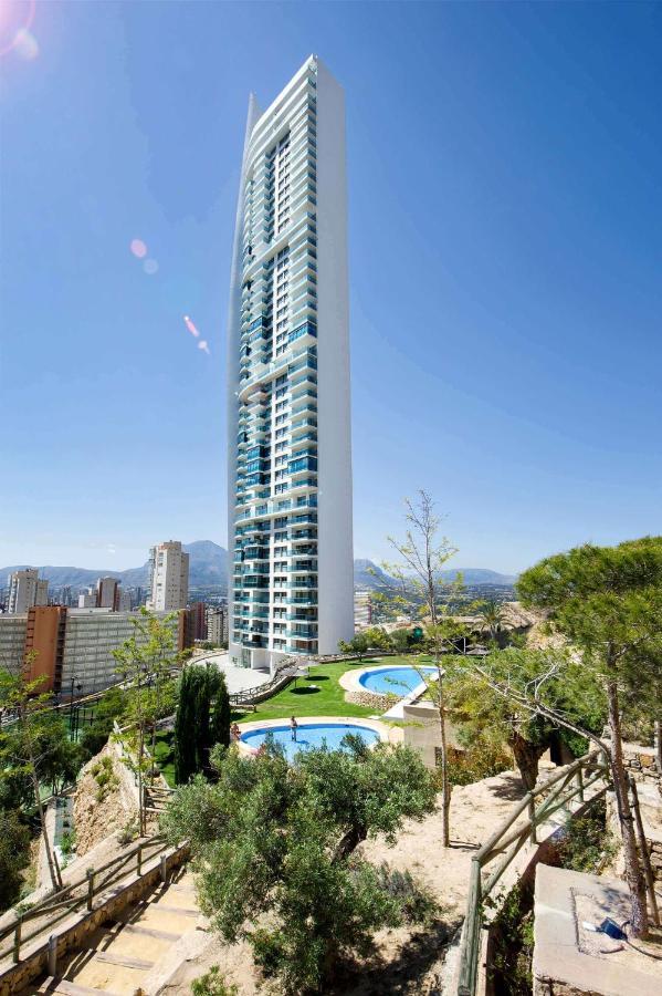 Skyline 20 Apartamento De Lujo Con Terraza Privada Y Vistas Al Mar Benidorm Eksteriør billede