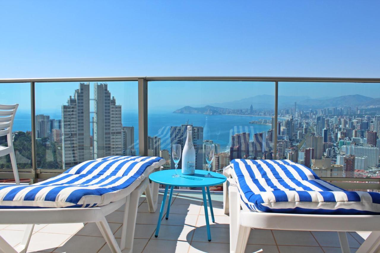Skyline 20 Apartamento De Lujo Con Terraza Privada Y Vistas Al Mar Benidorm Eksteriør billede